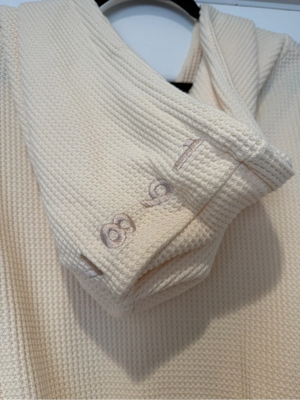 Auth. ✅ 1987 Label WEST END WAFFLE ZIP IN "DOWN THE CAPE" Size XL 💛 - Picture 7 of 8